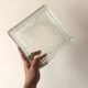 Nevada ashtray and pocket tray in tempered glass attributed to Perriand/Corbusier.