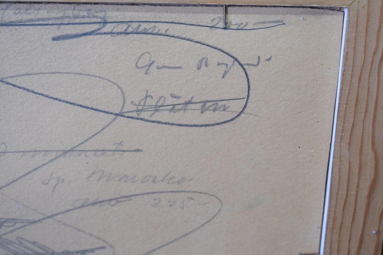 Swedish modern painting, 1960s, oil on canvas