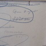 Swedish modern painting, 1960s, oil on canvas