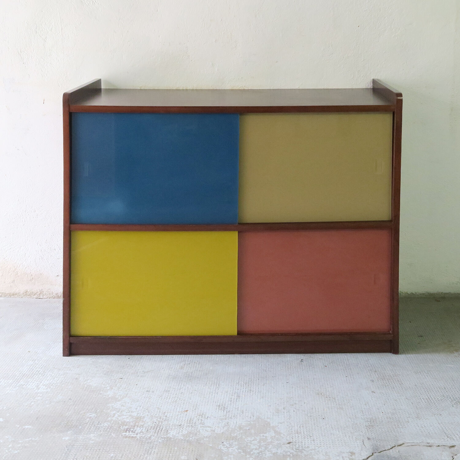 Vintage modernist library from the 60s