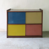 Vintage modernist library from the 60s