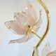 Floor lamp / Lotus flower floor lamp Italian design vintage 1970s