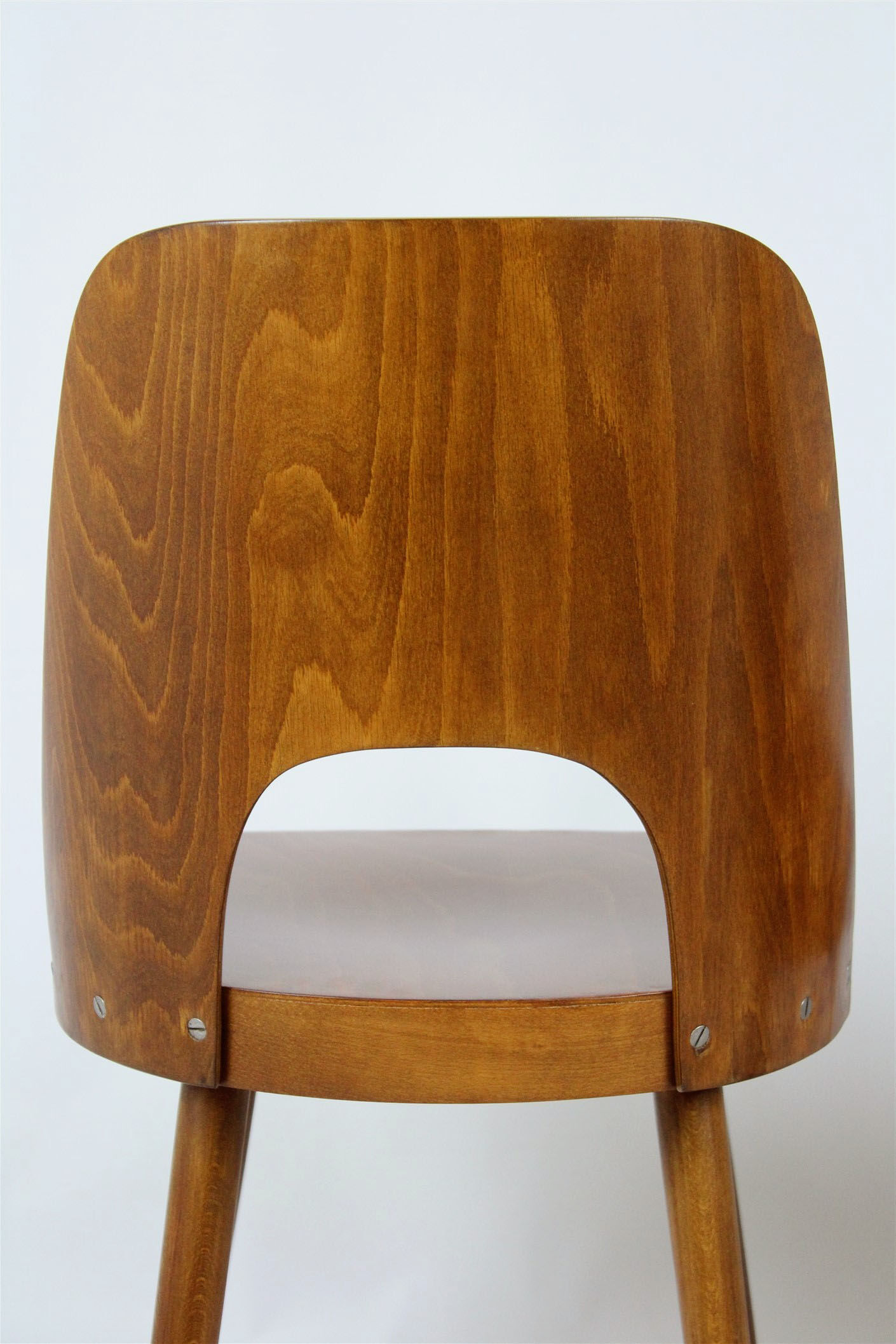 No. 515 Wooden Chairs by Oswald Haerdtl for TON, 1950s, Set of 2