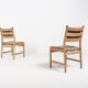 Bench in 3 elements and pair of chairs by Kurt Østervig for KP Møbler Denmark 1960