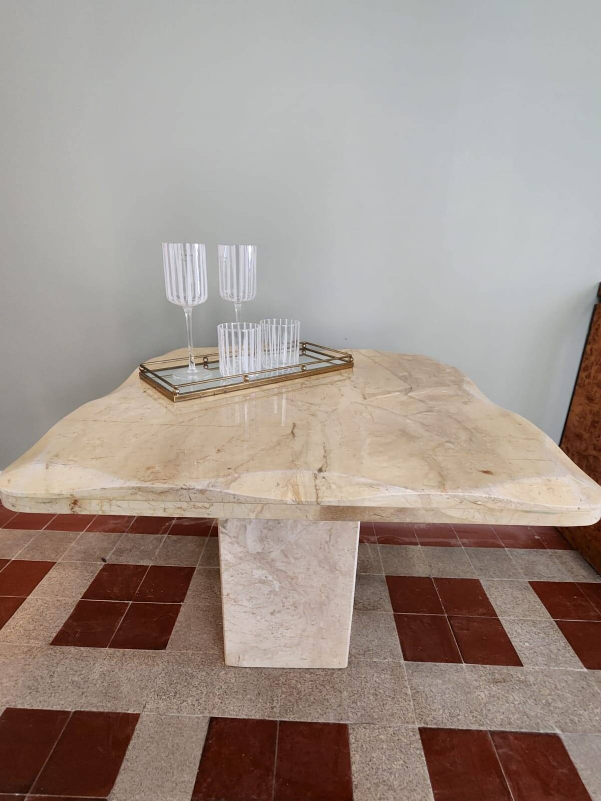 Marble coffee table