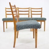 1960s Set of 4 Oak Dining Chairs ,Czechoslovakia