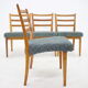 Ensemble des années 1960 de 4 chaises de salle à manger en chêne, Tchécoslovaquie