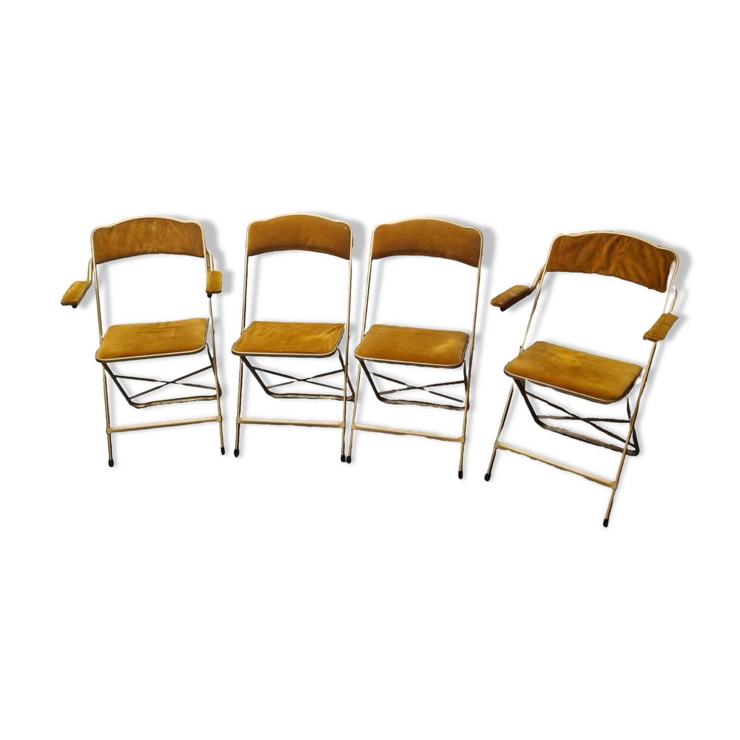 Vintage Fritz & Co. Style Folding Chairs, 1970s