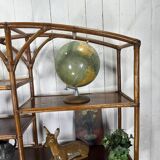 Rattan bookcase