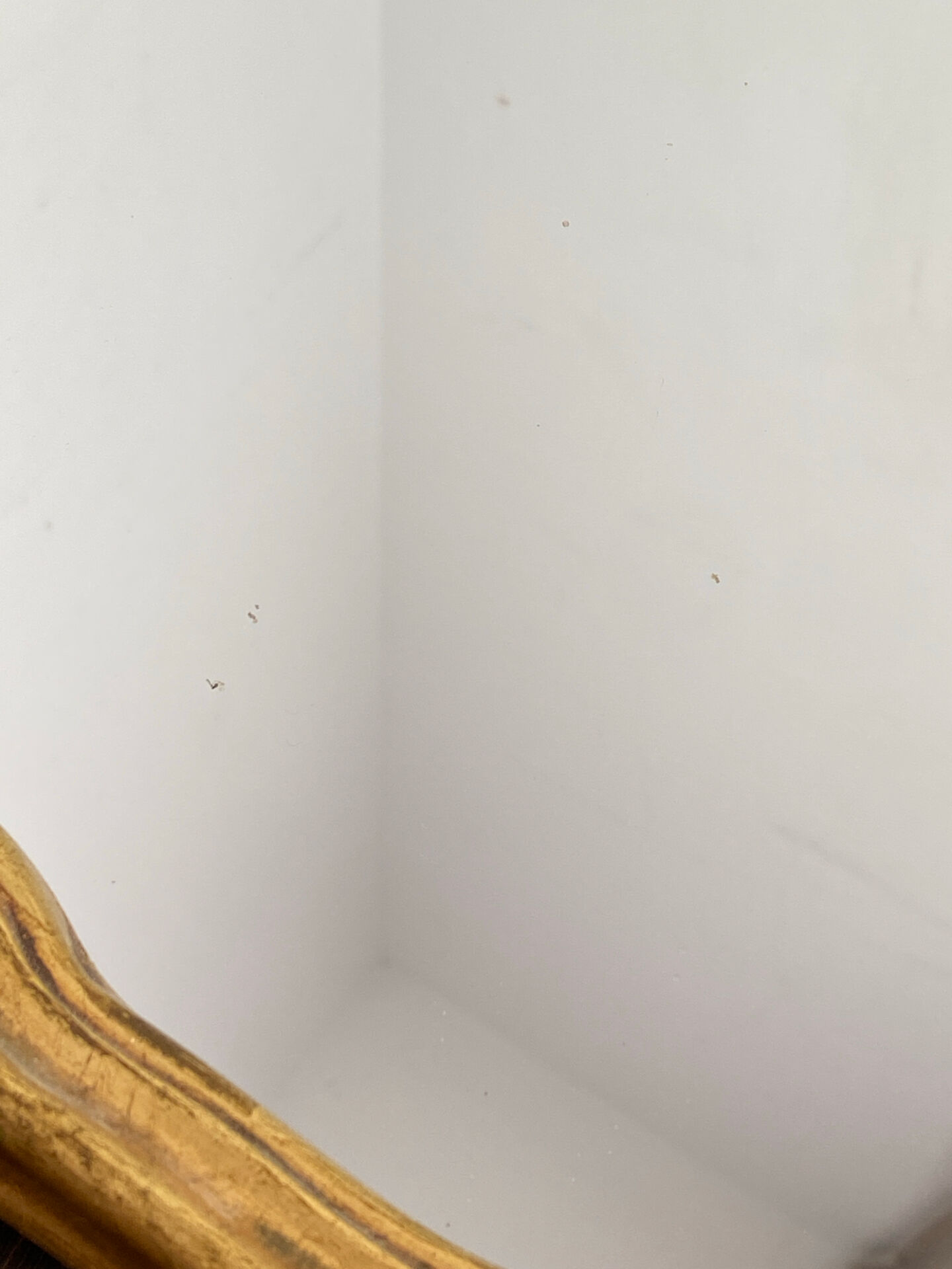 Large baroque mirror in gilded wood