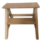 Weathered wooden step stool