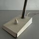 Table lamp with a red metal head, 1960, Germany