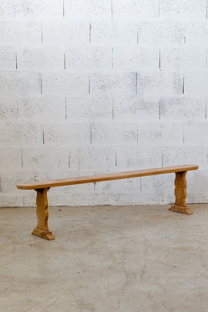 Antique wooden bench