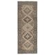 Handknotted Runner Rug for Hallway. Vintage Corridor. Kitchen Runner Carpet. Stair Rug
