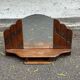 Art Deco dressing table mirror from the 1950s in solid oak.
