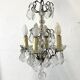 Early 20th century chandelier in bohemian crystal