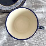 Large HB Quimper cup with saucer