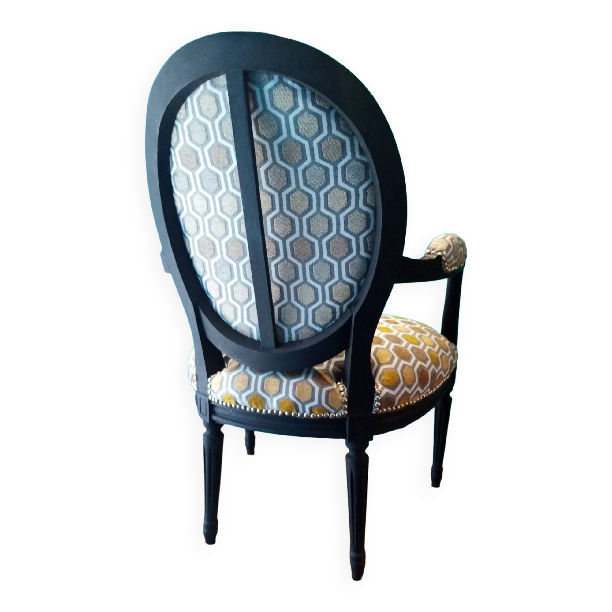 Louis XVI medallion armchair