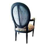 Louis XVI medallion armchair