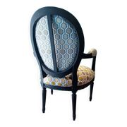 Louis XVI medallion armchair