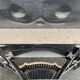 Open cast iron fireplace, Art Nouveau style