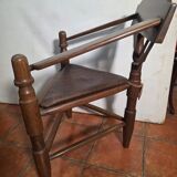 Corner tripod monk chair Munkstol Solid oak