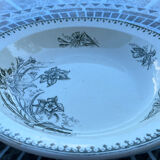 Plat creux faïence  PF vintage