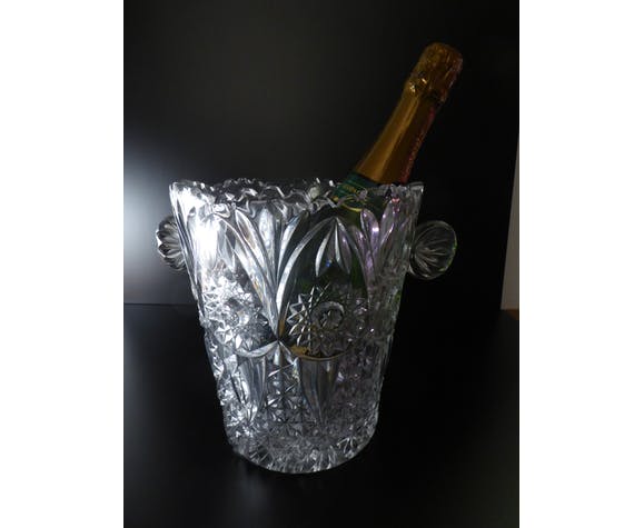 Cut glass champagne bucket