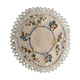 old round placemat 30cm embroidery / handmade lace
