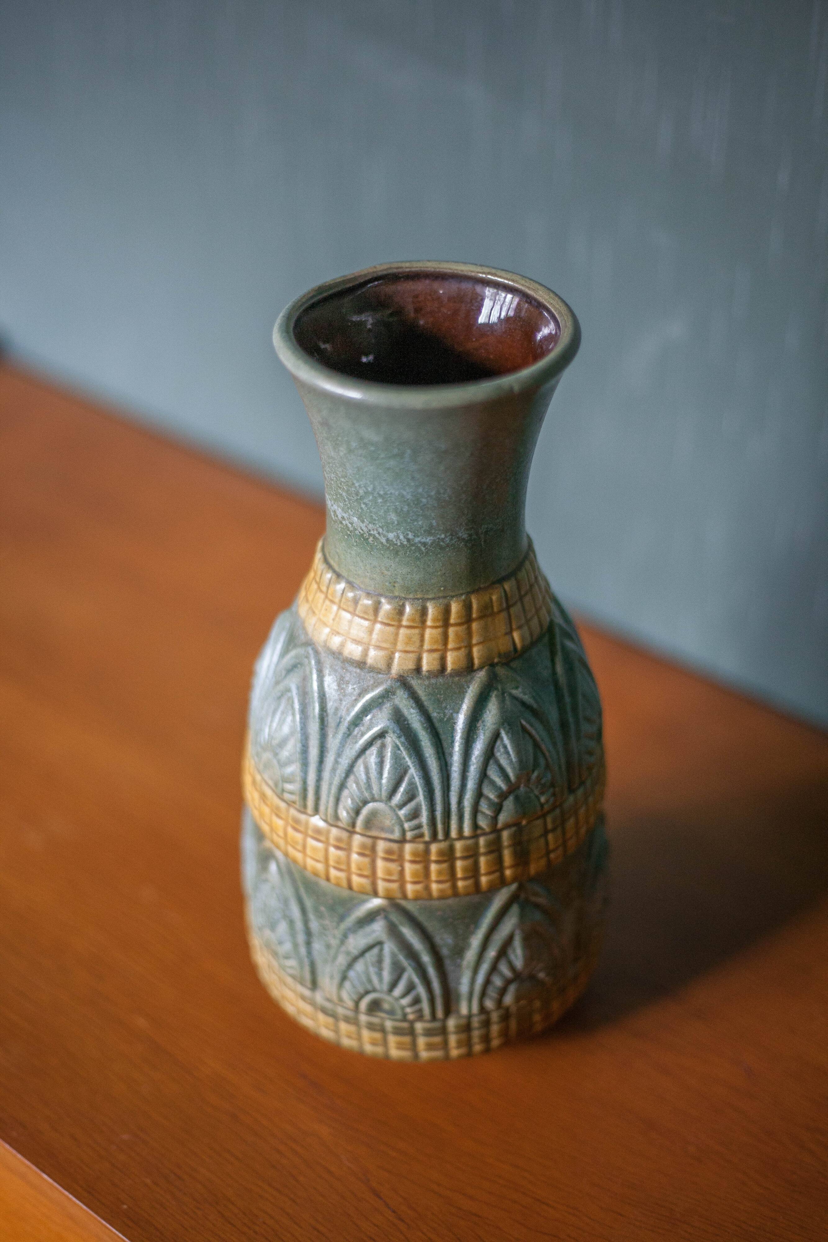 Ceramic vase West Germany 1482/30 70's