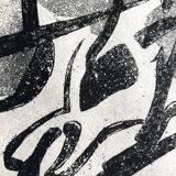 Nicole quétin, the night, c. 1990. etching signed in pencil