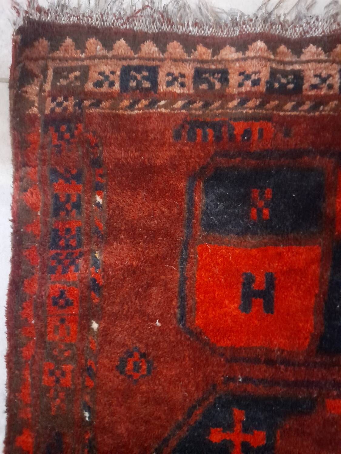 Afghan rug 96 x 68 cm