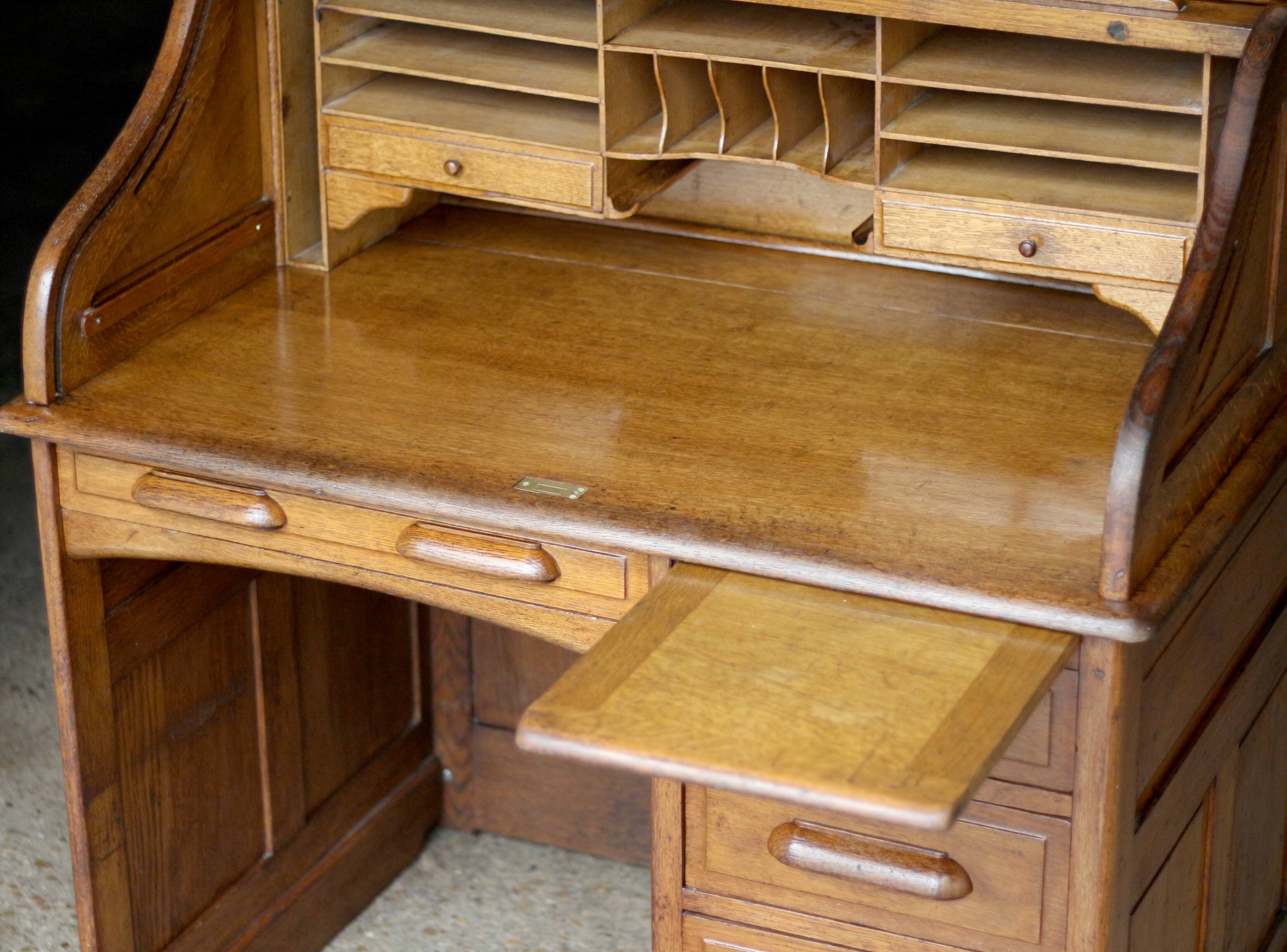 Rare: sublime american cosmos desk. around 1900