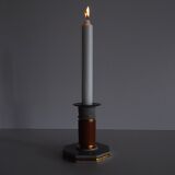 Royal Copenhagen Crackle glaze porcelain candle holder,Denmark 1950s