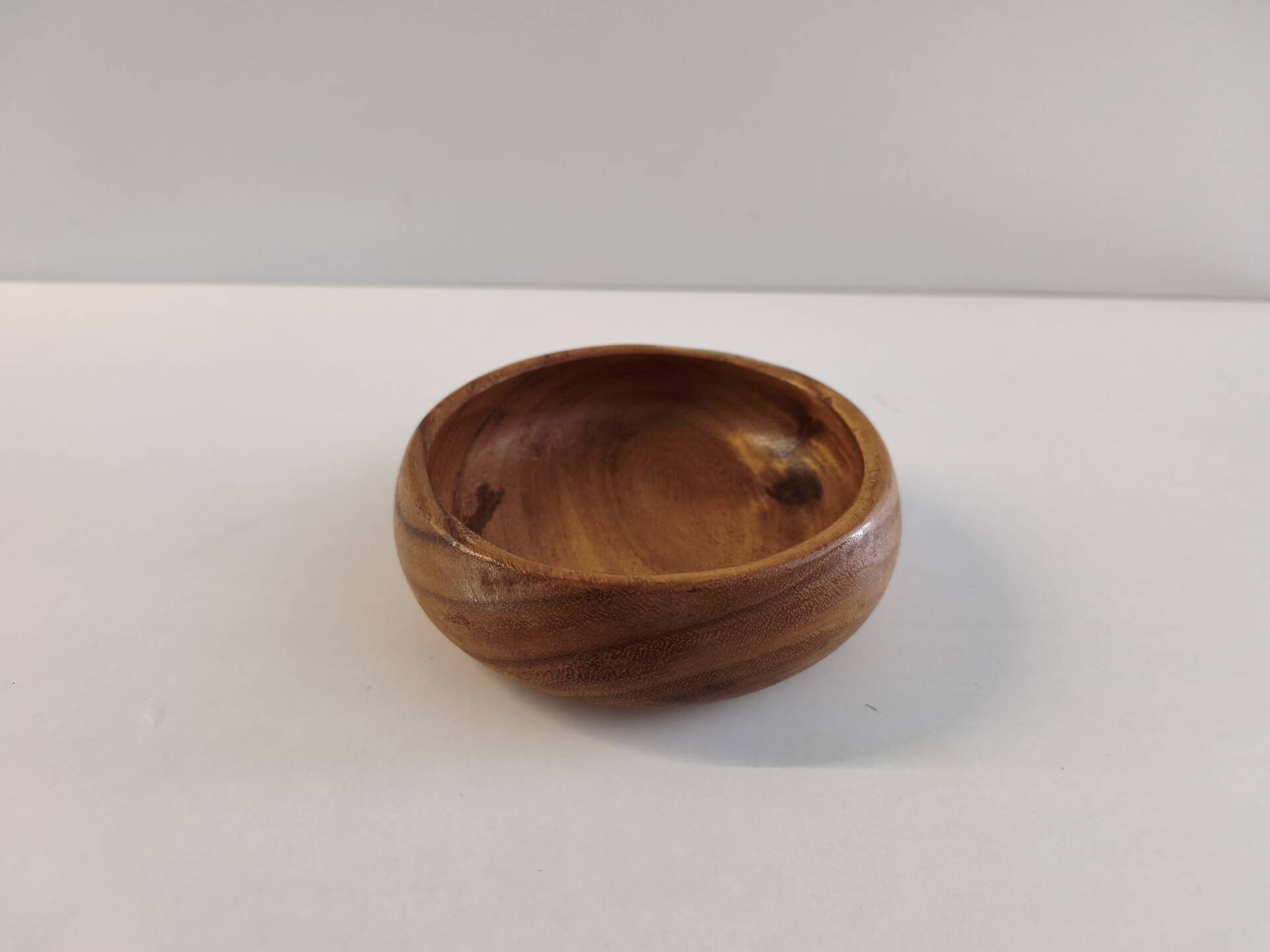 Bowl / Vintage turned exotic wood ramekin – Key tray / Ramekin