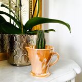 Iridescent vintage porcelain pitcher