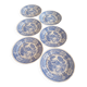 Burgenland blue flat plates Villeroy & Boch