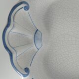 Art Deco French Blue Floral Decor Plate by Allan Eberling, Bo Fajans