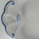 Art Deco French Blue Floral Decor Plate by Allan Eberling, Bo Fajans