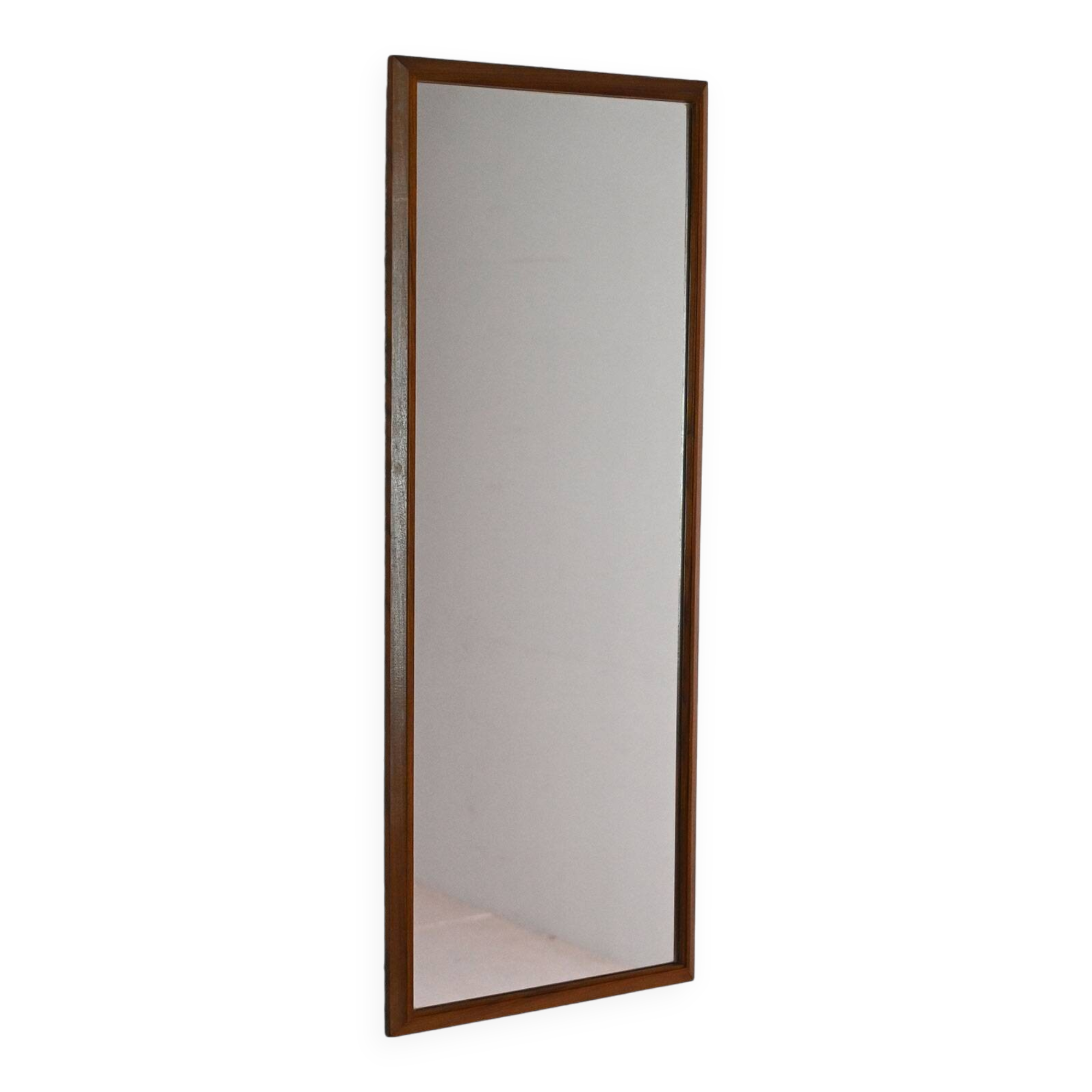 Miroir rectangulaire vintage en chêne