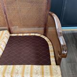 Wooden sofa and cannage