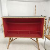 Rattan bar years 50/60