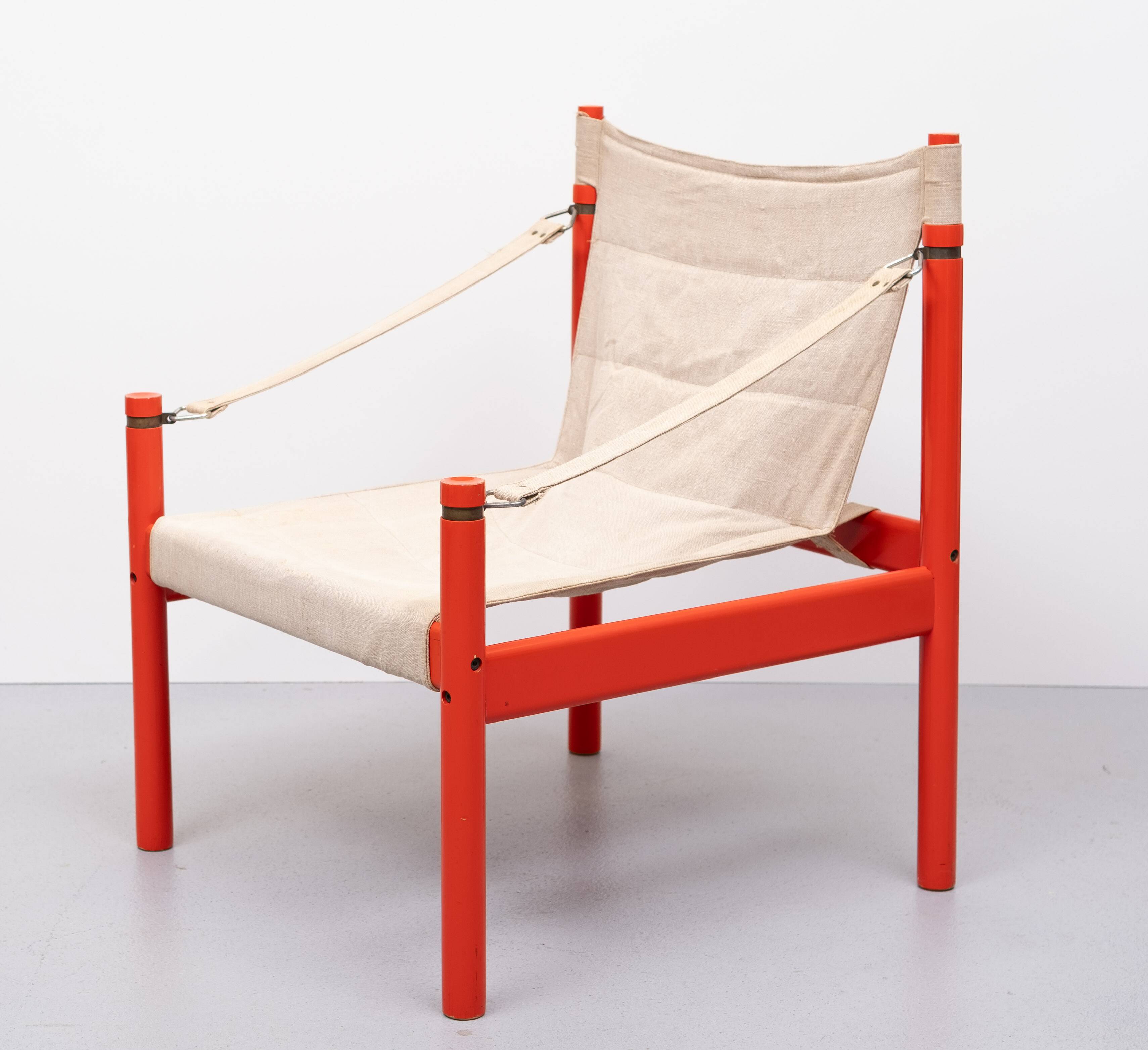 Chaise Safari Erik Worts 1960 Danemark