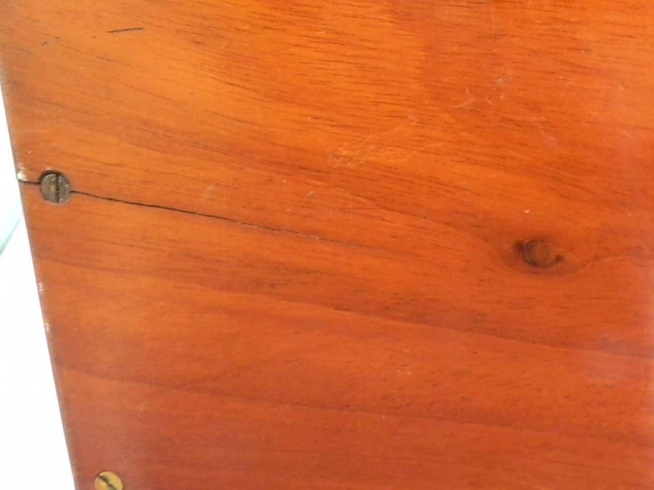 Scandinavian style teak or mahogany serving tray from the early 20th century.
