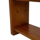 Vintage wooden wall shelve rack in pinewood minimalist design