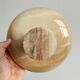 Onyx marbled pedestal bowl