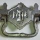 Poignées à porter en acier galvanisé années 1950 1960