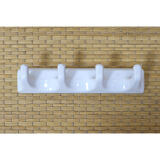 Tea towel holder or porcelain towel with 4 hooks.