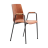 Oak / Brown armrest chairs