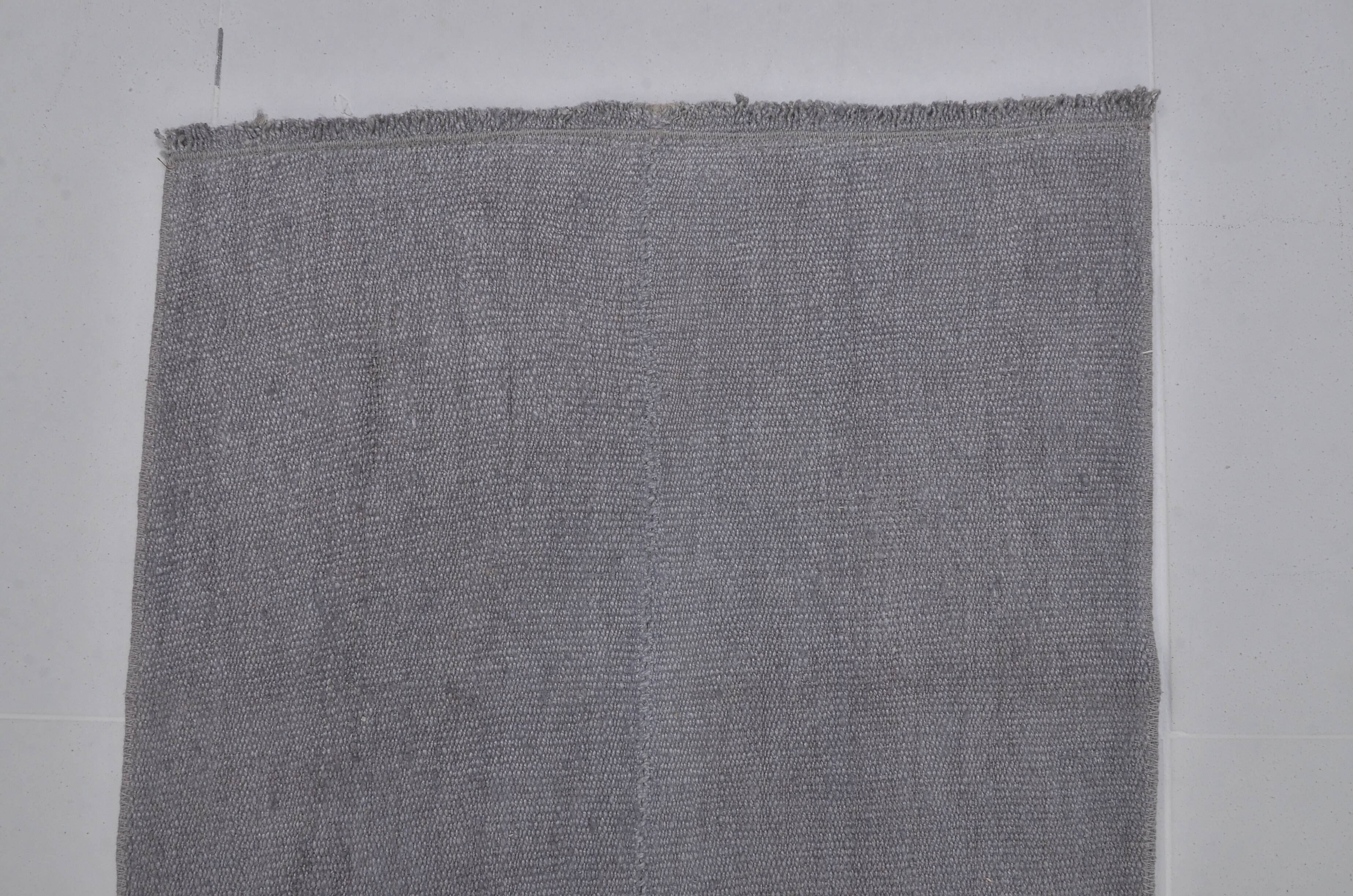 Vintage Grey Hemp Kilim Rug sku 3955